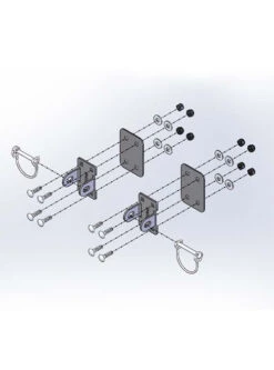 Clam Hitch Mounting Kit